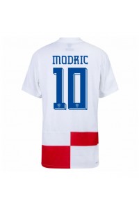 Fotbalové Dres Chorvatsko Luka Modric #10 Domácí Oblečení ME 2024 Krátký Rukáv